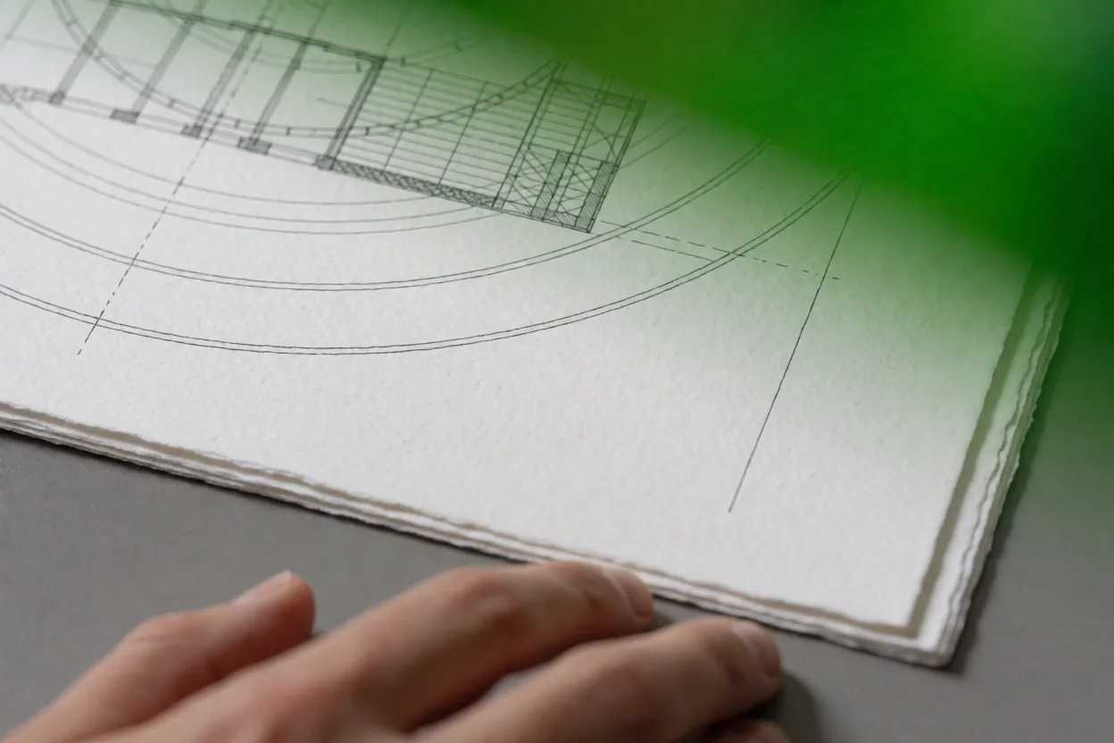 Architectural Blueprint representing habit formation